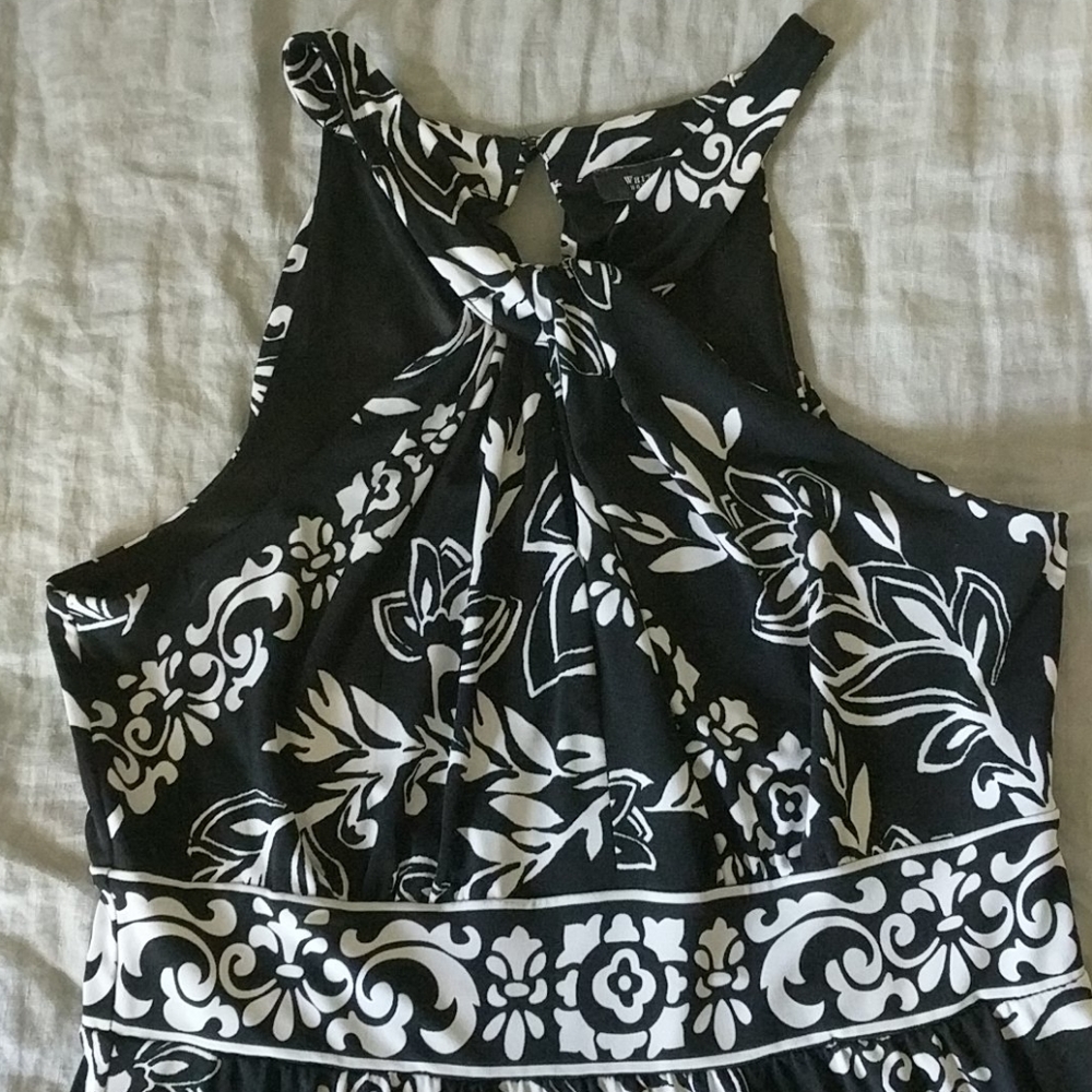 Floor length halter maxi dress